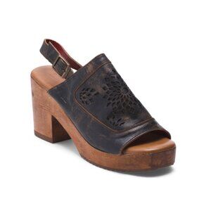 BED/STU Black/brown Made In Mexico Leather Jinkie Heels